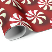 クリスマスペパーミント ラッピングペーパー (ロールコーナー)