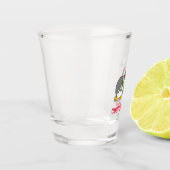 クリスマスペンギンが雪玉を手に入れる ショットグラス (左)