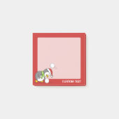 クリスマスペンギンが雪玉を手に入れる ポストイット (正面)