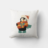 クリスマスペンギンに欲しいのはすべてヴィンテージ クッション (正面)