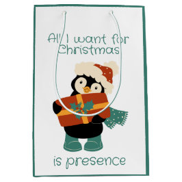 クリスマスペンギンに欲しいのはすべてヴィンテージ ミディアムペーパーバッグ