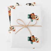 クリスマスペンギンに欲しいのはすべてヴィンテージ ラッピングペーパーシート (インサイチュ)