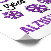 クリスマスペンギンのアルツハイマー病 ポスター (角)