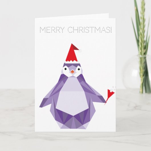 クリスマスペンギンのカード シーズンカード (正面)