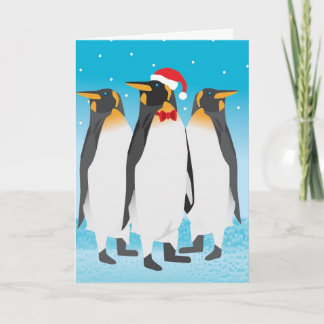 クリスマスペンギンのカード シーズンカード