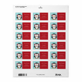 クリスマスペンギンのギフトラベルラベル ラベル (フルシート)