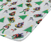 クリスマスペンギンのスキー カッティングボード (角)