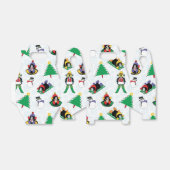 クリスマスペンギンのスキー フェイバーボックス (折り畳みなし)