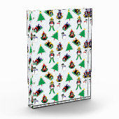 クリスマスペンギンのスキー フォトブロック (左)