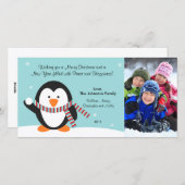 クリスマスペンギンのフォトカード2011 シーズンカード (正面/裏面)