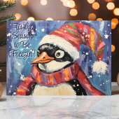 クリスマスペンギンのフリージンになる季節 シーズンカード