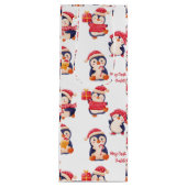 クリスマスペンギンの名前 ワインギフトバッグ (正面)