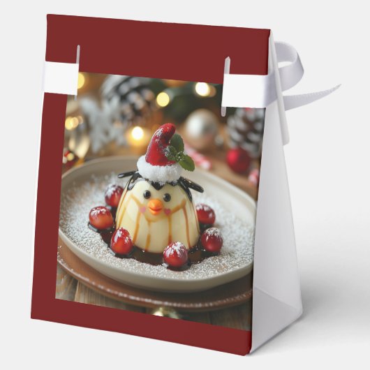 クリスマスペンギンの好意の箱 フェイバーボックス (裏面)