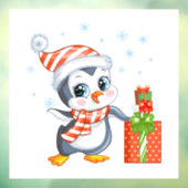 クリスマスペンギンの窓が離れない ウィンドウサイン (シート3)