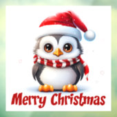 クリスマスペンギンの窓が離れない ウィンドウサイン (シート3)
