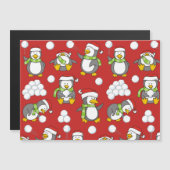 クリスマスペンギンの背景 (正面/裏面)