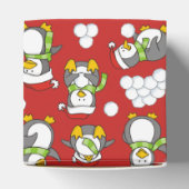 クリスマスペンギンの背景 フェイバーボックス (上部)