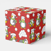 クリスマスペンギンの背景 フェイバーボックス (裏面サイド)