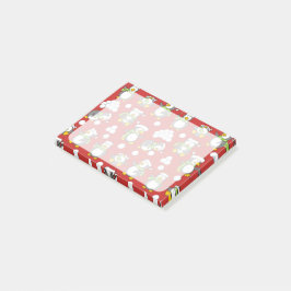 クリスマスペンギンの背景 ポストイット