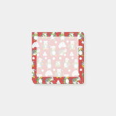 クリスマスペンギンの背景 ポストイット (正面)