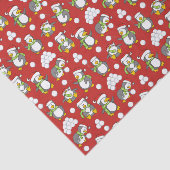 クリスマスペンギンの背景 薄葉紙 (詳細)