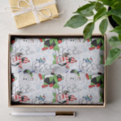 クリスマスペンギンアイススケートで滑る 薄葉紙 (ギフト)