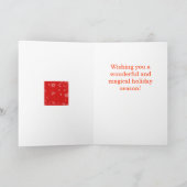 クリスマスペンギングカード シーズンカード (内部)