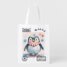 クリスマスペンギンサンタサック