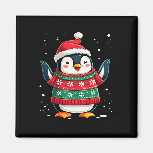 クリスマスペンギンサンタ マグネット (正面)