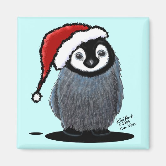 クリスマスペンギンシック磁石 マグネット (正面)