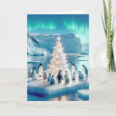 クリスマスペンギンズオンアイスバーグ シーズンカード (正面)