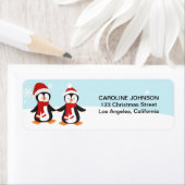 クリスマスペンギンズホリデー住所 シール (インサイチュ)