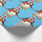 クリスマスペンギンラッピング紙 ラッピングペーパー (角)
