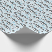 クリスマスペンギンラッピング紙 ラッピングペーパー (角)