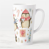 クリスマスペンギンラテマグ カフェラテマグ (右)