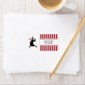 クリスマスペンギン住所メーリングラベル ラベル (インサイチュ)