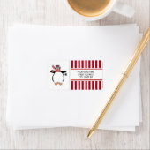 クリスマスペンギン住所メーリングラベル ラベル (インサイチュ)