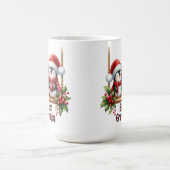 クリスマスペンギン最高のズグランパ コーヒーマグカップ (中央)