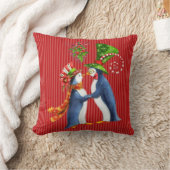 クリスマスペンギン枕 クッション (ブランケット)