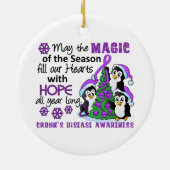 クリスマスペンギン病 セラミックオーナメント (裏面)