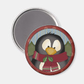 クリスマスペンギン磁石 マグネット (正面/裏面)