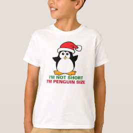 クリスマスペンギン私は短くはないペンギンのサイズ Tシャツ
