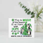 クリスマスペンギン精神衛生 シーズンポストカード (スタンド正面)