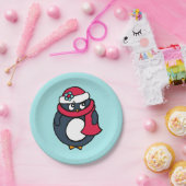 クリスマスペンギン紙プレート ペーパープレート (パーティー)