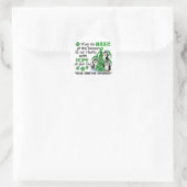クリスマスペンギン臓器提供 ラウンドシール (バッグ)
