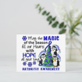 クリスマスペンギン関節炎 シーズンポストカード (スタンド正面)