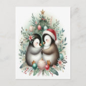 クリスマスペンギン4 ポストカード (正面)