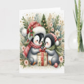 クリスマスペンギン5 カード (正面)