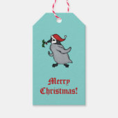 クリスマスペンギン ギフトタグ (正面)