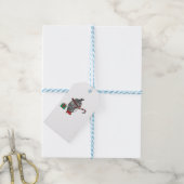 クリスマスペンギン ギフトタグ (より糸付き)